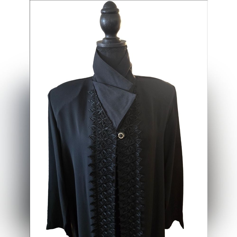 Sheer Long Duster/ Dress Jacket - Picture 3 of 6